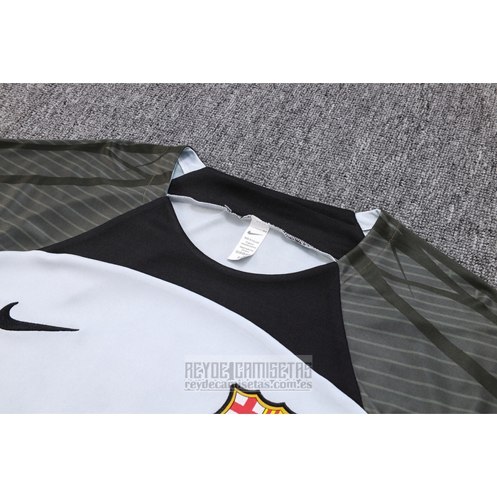 Chandal del Barcelona Manga Corta 2023-2024 Gris - Pantalon Corto